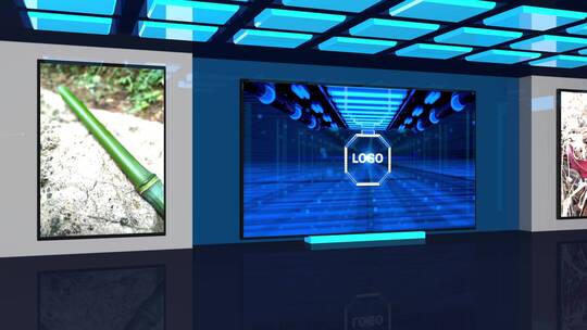 x00598x科技虚拟大屏演播室A-73AE视频素材教程下载