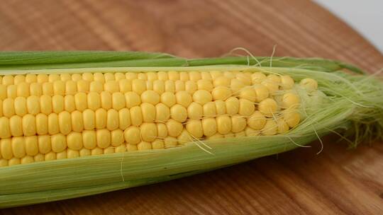 玉米 主食 绿色 健康 食品 特写视频素材模板下载