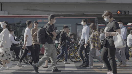 城市上班族  都市奋斗青年 上班出行