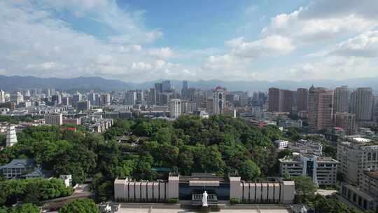 福建福州于山旅游景区航拍