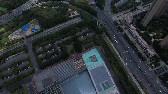 武汉市民之家航拍视频素材模板下载