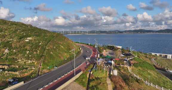 平潭岛海岸线航拍