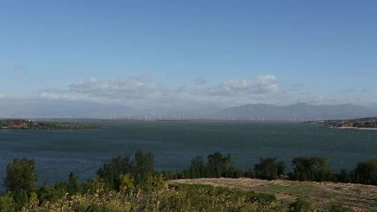 湖水湖面水库