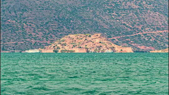 来自Elounda Timelapse的Spinalonga