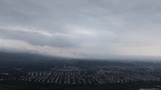 绵阳北川附近的大山与村庄