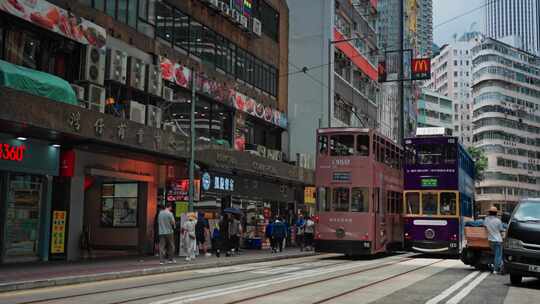 【正版素材】香港湾仔庄士敦道