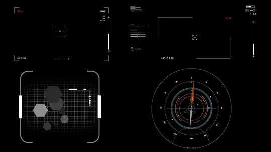 高科技HUD元素ae模板AE视频素材教程下载