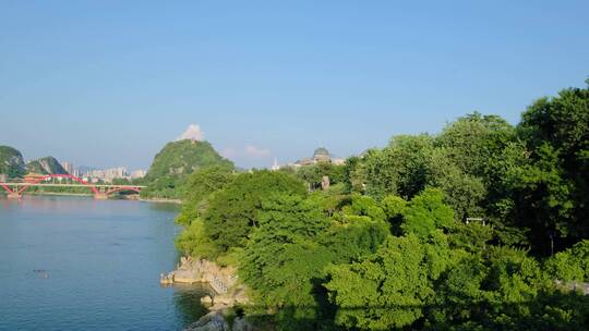 广西柳州柳江风景城市风光