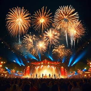 莺歌燕舞企业晚会企业年会春节晚会升华递进