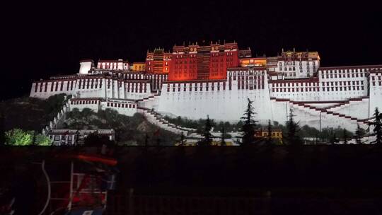 拉萨布达拉宫航拍