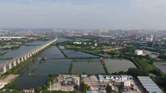 航拍湖南岳阳城市旅游景点宣传片