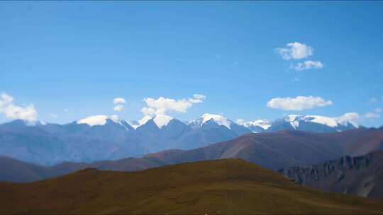 壮美大山延时摄影新疆高原风光4K