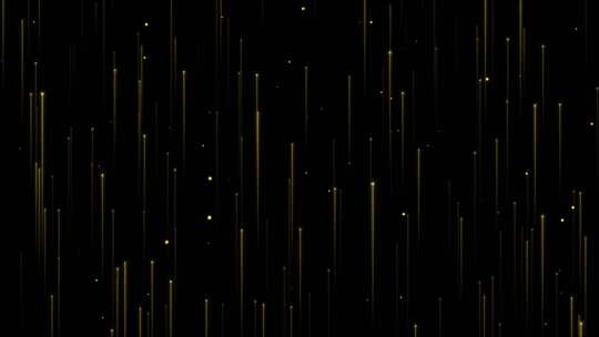 金色粒子光线上升AE模板