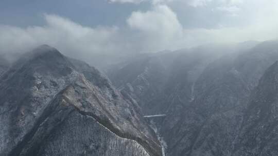 下雪 ￼ 云海 ￼户外 山峰 秦岭