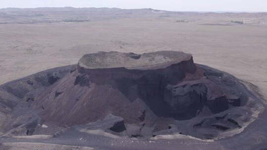 乌兰哈达火山航拍4K实拍素材