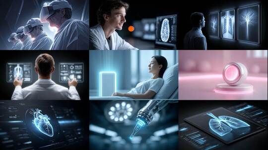 未来智能医疗健康新时代高清在线视频素材下载