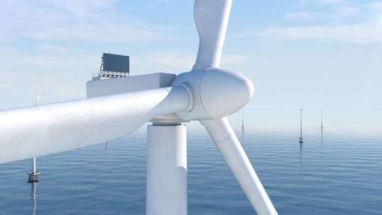 全息科技 风力发电 风车 环保 海上风电