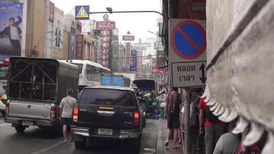 曼谷繁忙的唐人街
