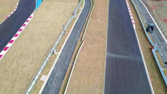 成都天府国际赛道赛车场车道跑道航拍空镜视频素材模板下载
