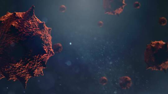 病毒 细胞 细菌 红细胞 癌症 肿瘤视频素材模板下载