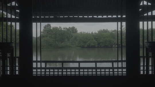 浙江西溪湿地渔船古典中国风视频素材模板下载