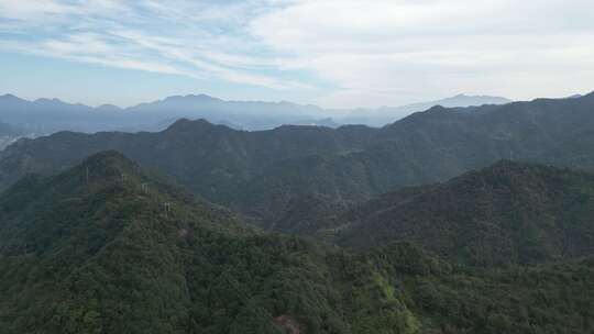 丽水遂昌山村航拍