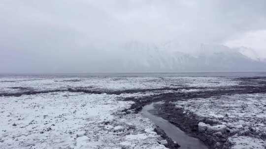 雪山极地风景