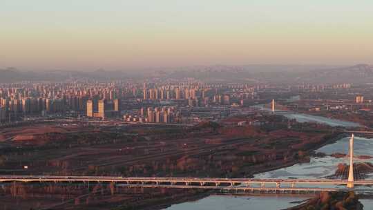 石家庄地标 复兴大街 滹沱河