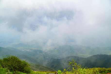 湖南衡阳南岳衡山祝融峰延时风光风景