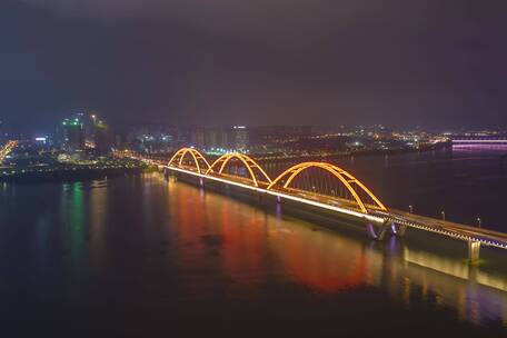 长沙福元路大桥夜景
