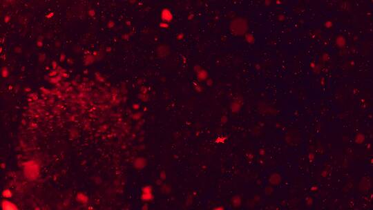 红色系列唯美粒子颗粒雾飞絮 (31)