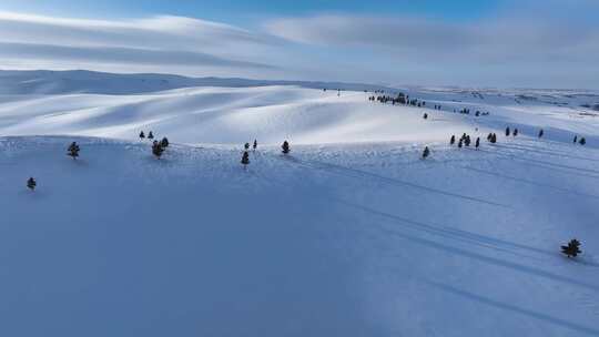 唯美雪景 呼伦贝尔大雪原