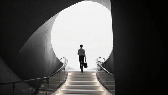 极简主义建筑空间光影变幻艺术美学地产抽象