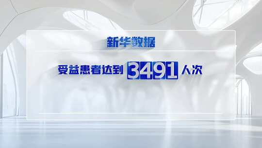 【无插件】企业数据流展示图表增长数字