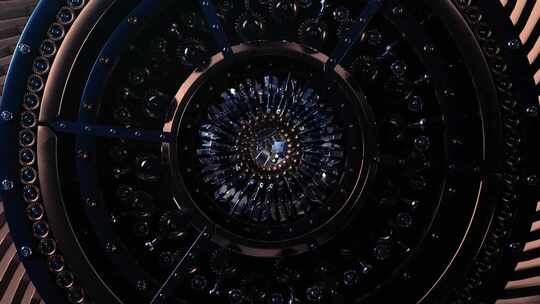 齿轮logo工业齿轮开场片头