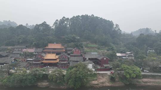 乐山五通桥-慈恩寺-河边 右到左