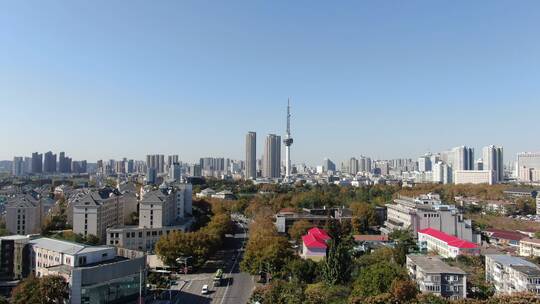 航拍江苏徐州城市宣传片地标建筑