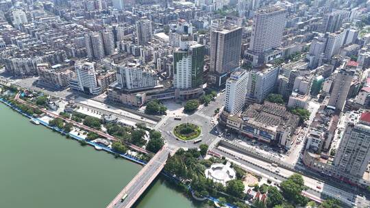 福建三明城市交通航拍