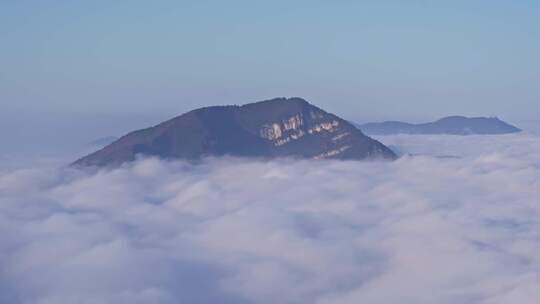 大气航拍巫峡云海