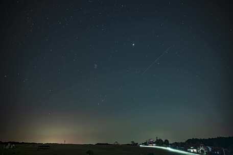 草原星空延时