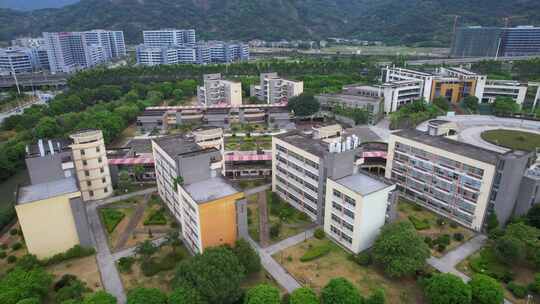 航拍福建商学院马尾校区合集