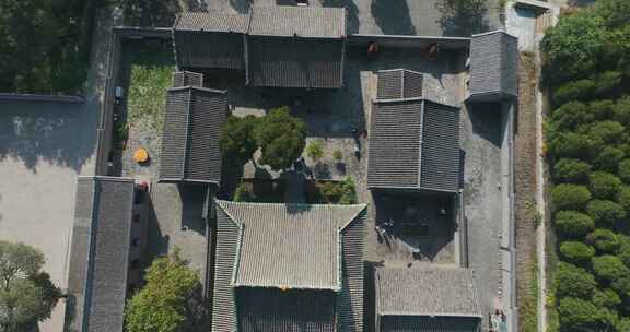 山西长治崇庆寺风光航拍