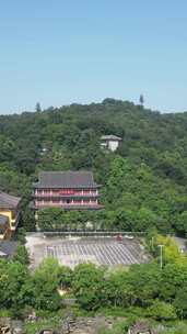 竖版视频湖北鄂州市西山风景区古灵泉寺