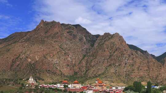 内蒙古阿拉善贺兰山风景延时摄影