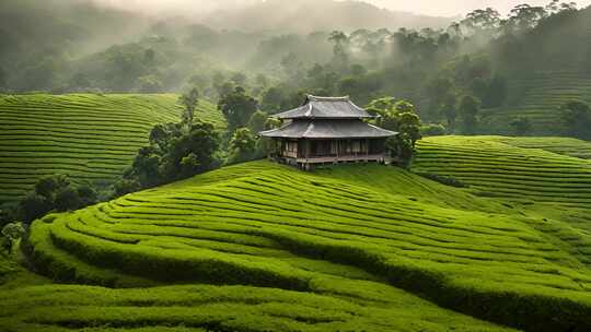 高山云雾茶园绿茶