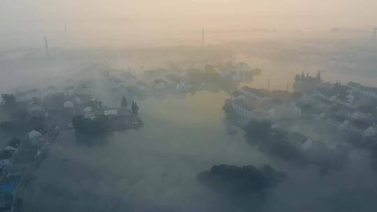 4K水墨中国烟雨江南云雾视频素材模板下载