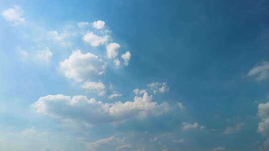 蓝天白云风景视频素材