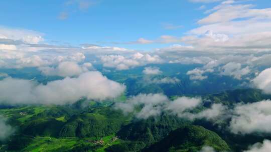 山川云海云雾缭绕壮丽山河4k