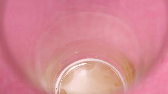 冲泡果珍果汁饮品吸管玻璃杯