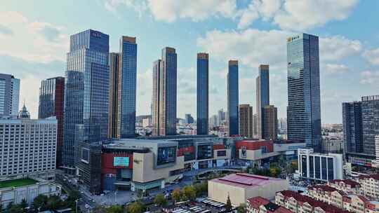 航拍-青岛万象城